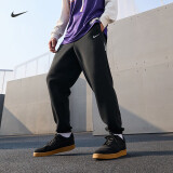 耐克（NIKE）官方舰店男裤2025夏季新款休闲裤束脚小脚长裤卫裤针织透气运动裤 IB5497-010/黑色收口/篮球训练 L /175/80A