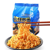 公仔蚝油海鲜味炒面拌面 106g*4包 点心面泡面零食