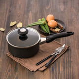 美亚（MEYER）汤锅酷乐单柄奶锅婴儿宝宝热牛奶辅食燃气泡方便面小汤米糊 奶锅（洗碗机可用） 16cm 1.4L