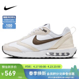 耐克NIKE休闲鞋女子气垫AIR MAX DAWN运动鞋DC4068-102白棕37.5