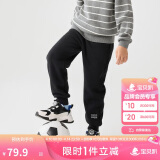 巴拉巴拉儿童长裤男女童加绒裤子2024秋冬束脚休闲裤亲子百搭208424108227