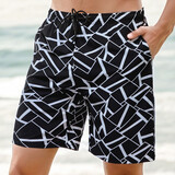 慕薇短裤男沙滩裤可外穿居家运动男士短裤大裤衩宽松家居裤睡裤夏季薄