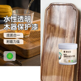 嘉宝莉（CARPOLY）水性木器漆翻新白漆实木旧木门木柜改色家具油漆涂料多彩清漆自刷 亮光透明【木器保护漆】 1KG刷4-5平米（送工具）