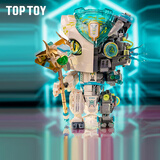 TOP TOY中国积木机械造物青魂灵蛇积木拼装家居装饰儿童玩具生日礼物