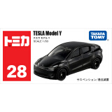 多美卡TOMY合金车模型玩具28号特斯拉Model Y 六一儿童节礼物188841