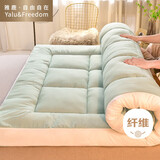 雅鹿·自由自在 A类床垫软垫1.5x2米加厚8cm垫子床褥子单双人垫被 薄荷绿