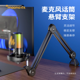 闪克 麦克风电脑无线收音麦游戏直播唱歌k歌录音降噪AI变音手机话筒台式桌面麦克风Horcus同款闪客dm40 悬臂支架(按需购买)