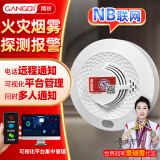 岡祈（Gangqi）远程手机通知NB火灾烟雾报警器无线消防3C认证家用商用烟感报警器