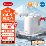 可菱水台面净水器家用直饮过滤器净水机无废水超滤机净饮机厨房台上式可清洗净水器Q602套装日本原装进口 Q601月光银【含1套滤芯】