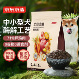京东京造 鲜肉无谷中小型犬粮2kg 全价狗粮4斤平价成幼犬中华泰迪比熊博美