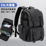 海德（HEAD）双肩包男女笔记本电脑包书包大容量相机摄影包国家地理骑行背包