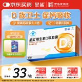 星鲨维生素d3软胶囊 儿童青少年成人孕妇中老年 促进钙吸收30粒