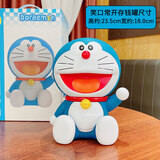 栗合翩哆啦a梦储蓄罐大号摆件存钱罐儿童男孩女孩网红款机器猫大容量 哆啦A梦储存罐摆件-笑口常开