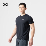 XBIONIC蜂鸟短袖T恤男休闲运动t恤透气夏季跑步健身户外防晒透气凉感 暗夜黑 M （131-150斤）