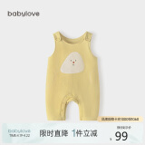 babylove宝宝背带裤春秋外穿连体裤超萌可爱休闲长裤洋气婴儿裤子