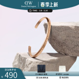 丹尼尔惠灵顿（DanielWellington）dw手镯 情侣款开口可调节经典简约时尚手环饰品 生日礼物送女友 玫瑰金【小号155mm】DW00400003