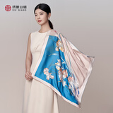 绣娘丝绸真丝丝巾礼盒100%桑蚕丝女士方巾送长辈妈妈女生生日礼物