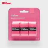 Wilson威尔胜SLAM系列粘性手胶吸汗带3只装 霓虹粉色WR8448801001