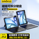 Smorss适用2024款苹果iPad Pro12.9蓝牙妙控键盘13英寸平板支架保护套壳带笔槽【横竖屏磁吸分离式】