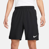 耐克NIKE男子运动裤9英寸及膝 夏季透气速干短裤DM6618-010黑色L码