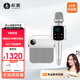 权盟 L20音响伴侣 蓝牙 无线 便携户外K歌 迷你 多媒体 大功率小音箱 麦克风搭配 L20+炫声麦旗舰版