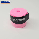 威克多（VICTOR）羽毛球拍手胶耐久防滑胜利外握把胶平面薄款吸汗带手胶GR-1单只装 1i粉色【耐久】