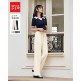 IEF/爱依服【小个子】长裤2025春季新款简约垂直感阔腿裤 杏 XS