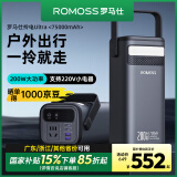 罗马仕户外储能电源200W AC交流输出100W双向快充充电宝75000毫安超大容量适用于直播手机电脑平板小电器