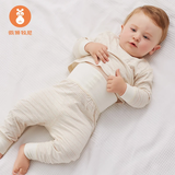 微狮牧尼宝宝保暖内衣套装秋衣秋裤纯棉婴幼儿高腰护肚服儿童分体打底春秋