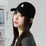 MLB旗舰官方男女帽子运动休闲鸭舌帽情侣遮阳帽软顶棒球帽礼物 洛杉矶道奇队/黑色/77 均码 F