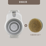 小项V1壁挂式智能洗澡机电动洗澡沐浴刷懒人搓澡神器自动搓背机 珠光白+猪鬃毛刷