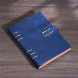 卫美新款活页本a5笔记本带扣日历记事本25K商务办公可拆卸100张工作会议记录高颜值日记本定制可印logo