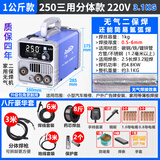 兰博（Redbo） 无气二保焊机一体机不用气电焊机家用小型220v三用315双电压 250三用3米分体枪6米焊线 8斤焊丝