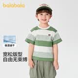 巴拉巴拉童装儿童t恤男童短袖女童宝宝上衣2025夏季吸湿速干208225117222