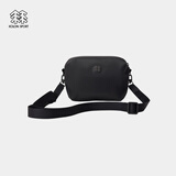 KOLON SPORT/可隆斜挎包 男女同款通勤防水耐磨抗撕裂分层单肩包 LUCS5MT923-BK 黑色 XXX