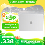 INCASEDots适用于25/24/22款苹果MacBook Air 13.6英寸保护套苹果M4/M3/M2保护壳纤薄便携磨砂透明黑色