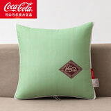 可口可乐抱枕被二合一1.5米车用夏季办公室两用夏凉被午睡被子沙发靠垫 水波潋滟 40cm*40cm 展开100*150cm