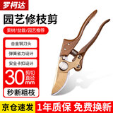 罗柯达修枝剪园艺进口仿木纹剪树枝专用园林修剪果树花艺修花剪刀