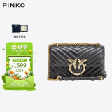 PINKO【限时折扣】女包小号羊皮绗缝包链条飞鸟包燕子包斜挎单肩包