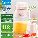美的（Midea）【国家补贴】榨汁杯 家用便携式榨汁机 水果果蔬无线充电果汁机 户外随行碎冰果汁杯  MJ-LZ106