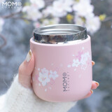MOMOCONCEPT保温杯女士高颜值momo大肚杯迷你小咖啡杯便携广口水杯子男保冷