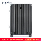 金利来行李箱密码箱拉箱旅行箱托运万向轮拉杆箱 黑色 锁扣 24英寸