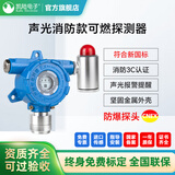 凯陆电子（kallu Electronic） 工业可燃气体探测器天然气液化气喷漆房气体泄漏气体探测报警器 GTYQ-B10可燃声光款探测器