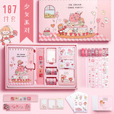 乐哲儿童玩具贴纸手帐手账本礼盒套装精致高颜值7-14岁小女孩生日礼物
