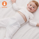 微狮牧尼宝宝保暖内衣套装秋衣秋裤纯棉婴幼儿高腰护肚服儿童分体打底春秋