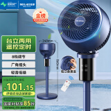 美菱（MeiLing）空气循环扇/家用电风扇落地客厅台立两用摇头轻音低噪节能立式电扇MPF-DX501R遥控香薰款