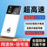 釜翊【0月租】2025新款5G随身wifi6无线wi-fi移动wifl充电宝无限流量全国通用移动联通电信网络路由器 5Ghz至尊版10000毫安-送3000G流量
