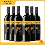 黄尾袋鼠（Yellow Tail）世界系列红酒 西拉红葡萄酒 750ml*6 整箱装