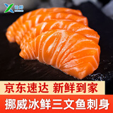 论鲜生鲜三文鱼新鲜刺身早餐鱼片整条进口正宗挪威即食三文鱼真空发货 0.5kg 尝尝鲜【独享款】 深海三文鱼刺身