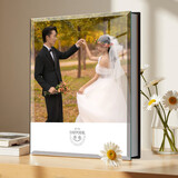 世纪开元水晶相册本定制影楼照片书制作纪念册diy婚纱照结婚礼相片冲洗打印情侣写真高端生日周年礼物影集